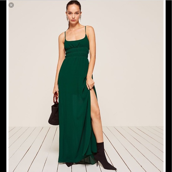 Reformation Dresses & Skirts - Reformation Tudor Dress-Spruce Sz L
